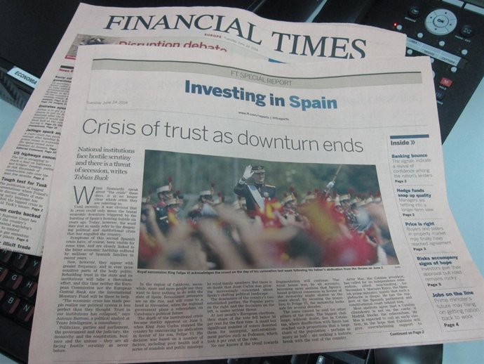 Especial de Financial Times sobre España