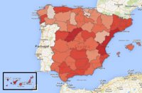 ¿En qué provincias han caído más los nacimientos?