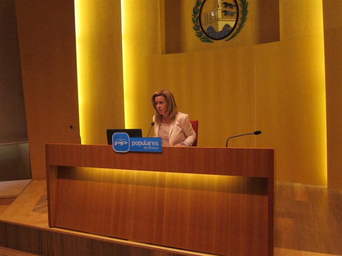 La portavoz del PP en Bilbao, Cristina Ruiz.