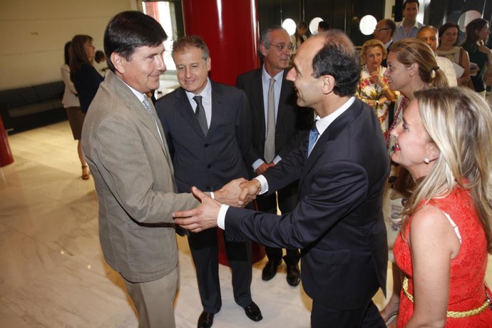 Diego en el acto de CEOE