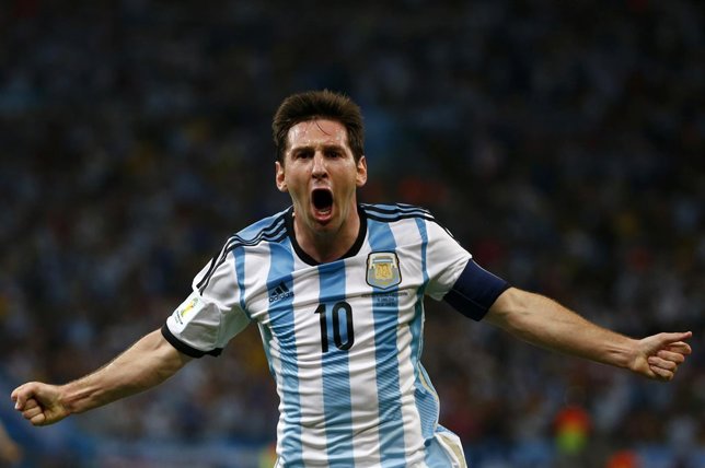Lionel Messi con Argentina