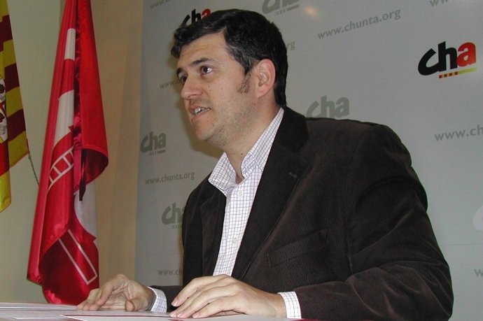 El diputado de CHA Joaquín Palacín.