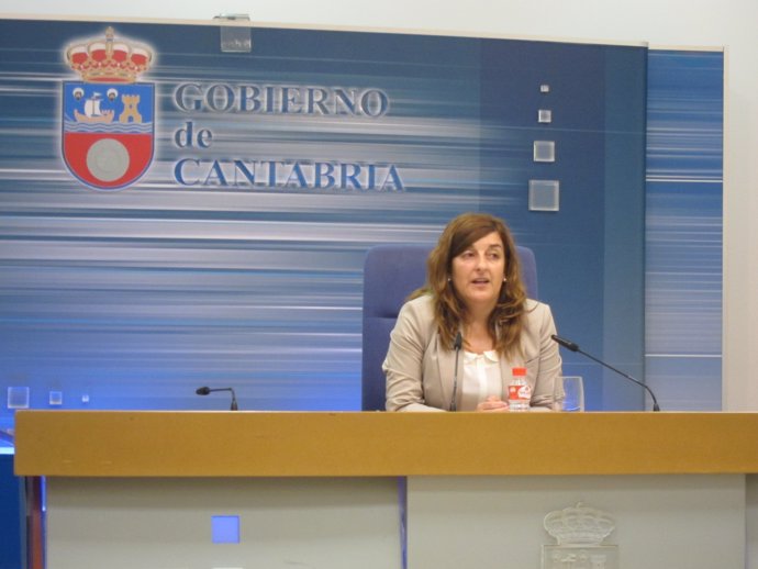 Consejera de Sanidad, María José Sáenz de Buruaga. 