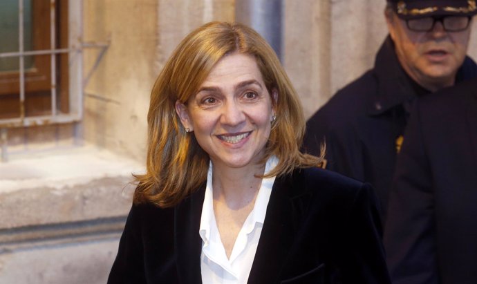 La Infanta Cristina abandona los juzgados de Palma