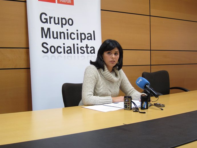 Andrea Garries, concejal del Grupo Socialista en el Ayuntamiento de Murcia