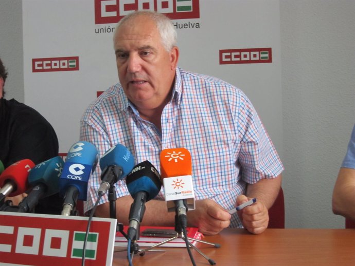 El secretario general de CCOO en Andalucía, Francisco Carbonero. 