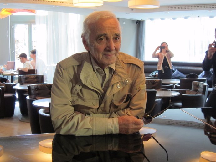 El cantautor Charles Aznavour