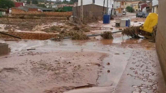 Inundaciones en Buenache de Alarcón (Cuenca)