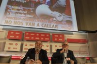 Toxo y Méndez denuncian que al menos 260 sindicalistas son objeto de procedimientos sancionadores o penales