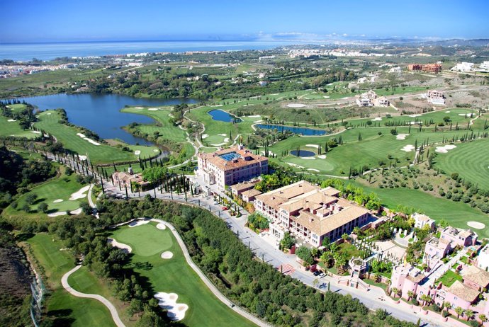 Vista aérea del hotel Villa Padierna Palace Hotel costa del sol turismo hotelero