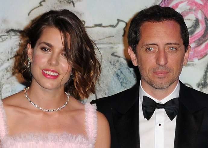 Charlotte Casiraghi and Gad Elmaleh attend the 
