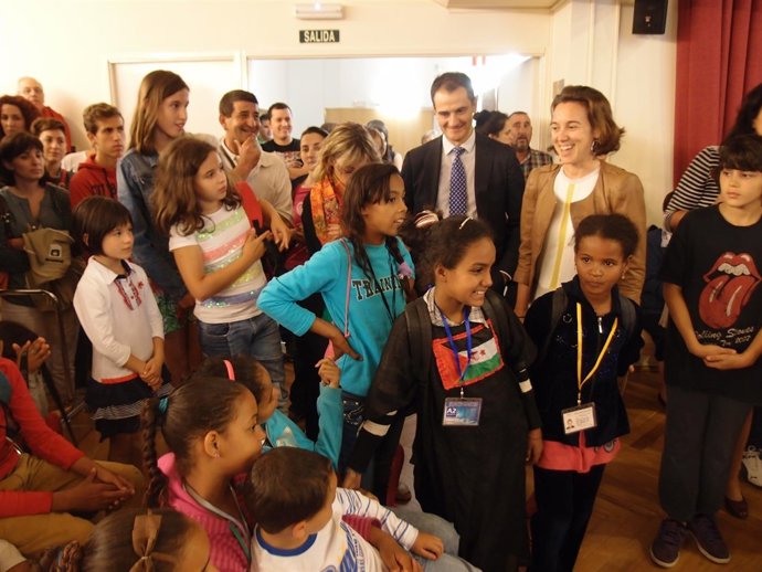 Recepción saharuis en el Ayuntamiento