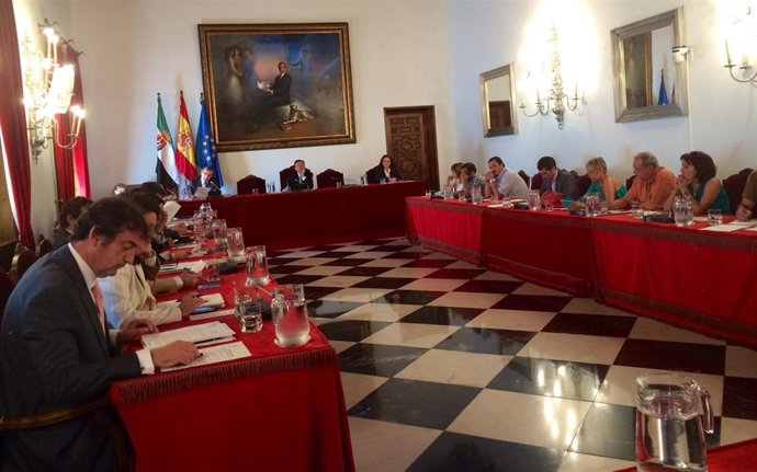 Pleno diputación Cáceres