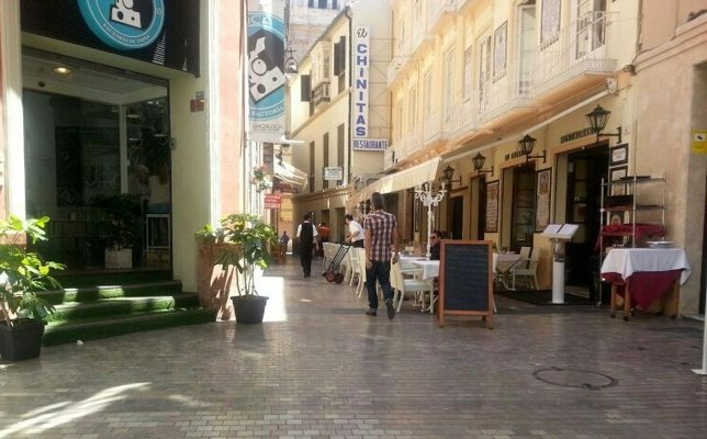 Terraza bares centro histórico Málaga