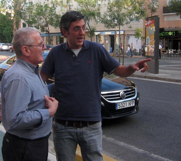 Eduardo Madina, en Sevilla