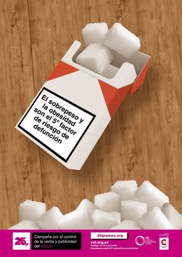 Campaña '25 gramos' sobre el consumo de azúcar