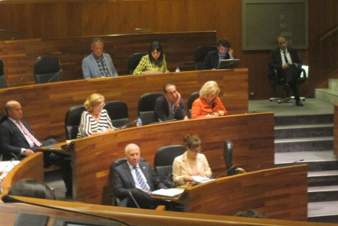 Faustino Blanco en la Junta General