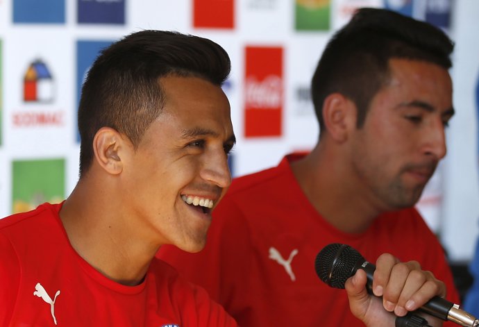 Alexis Sánchez con Chile