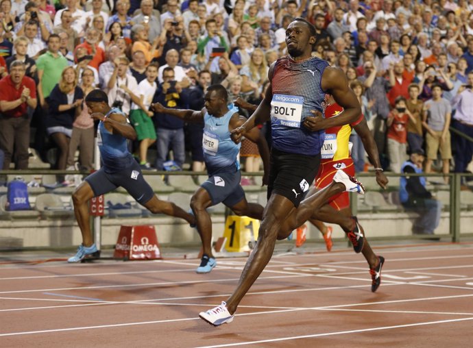 Usain Bolt se impone en Bruselas en la Diamond League