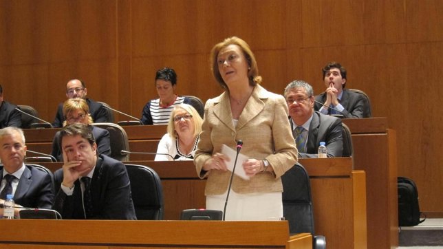 Luisa Fernanda Rudi en su intervención en el pleno de las Cortes