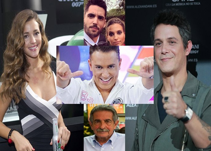 Alejandro Sanz, Revilla, Malena Costa, Kiko Hernández... con Frank Cuesta