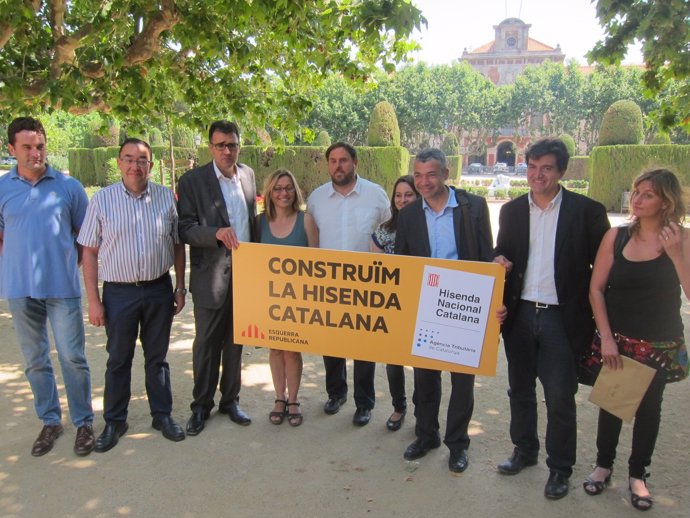 Oriol Junqueras (ERC), en un acto sobre la hacienda catalana