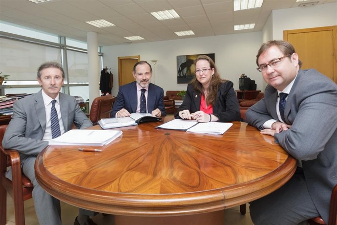 El encuentro con la consejera de Presidencia