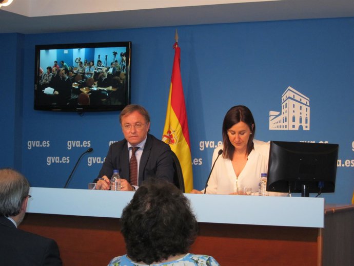 Moragues y Català en tras el pleno del Consell