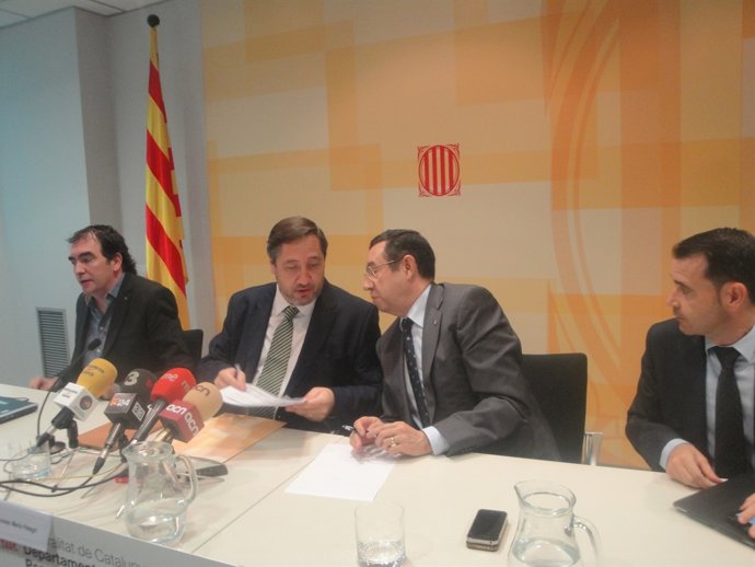 El conseller J.M.Pelegrí, en la presentación de Profruit