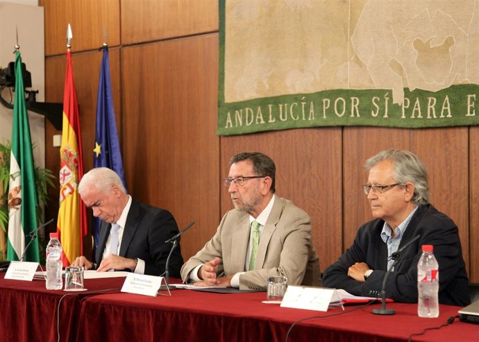 Manuel Gracia en unas jornadas sobre educación
