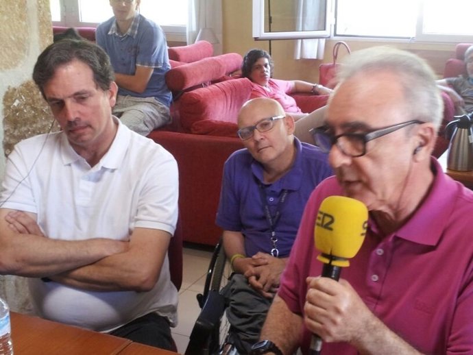 Juan José Millas, en la Fundación Manantial