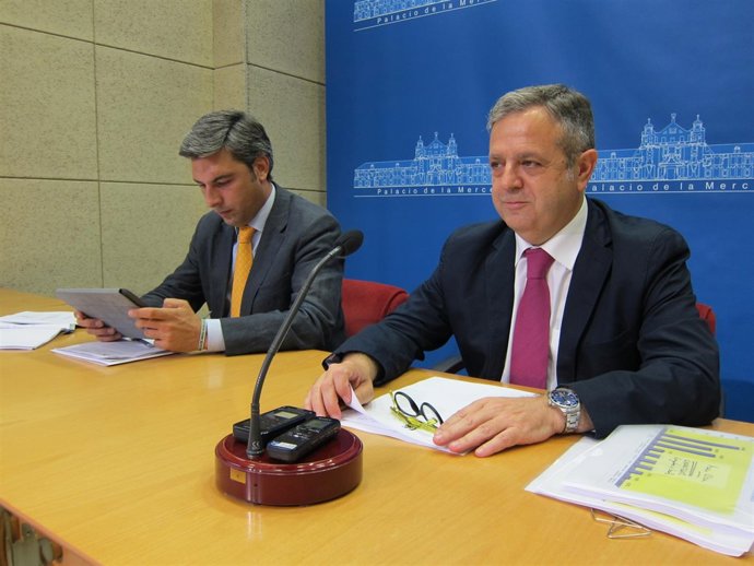 Lorite y Fuentes en la rueda de prensa