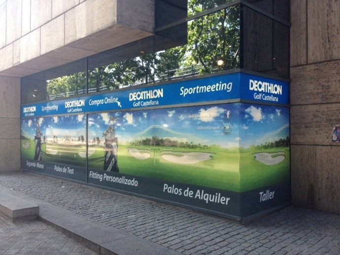 Fachada Decathlon Golf Castellana