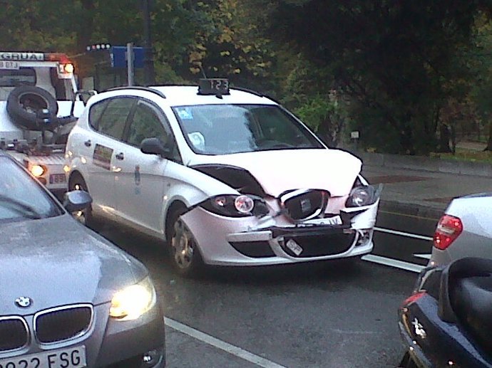 Accidente de tráfico en Oviedo