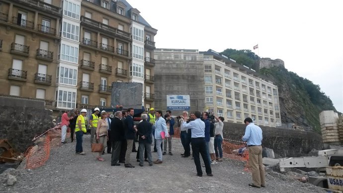 Visita de García Tejerina a San Sebastián.