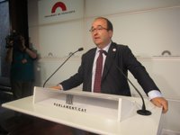 Iceta pedirá a Elena que deje su escaño si no es capaz de defender el proyecto del PSC