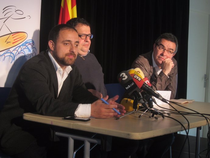 Fabián Mohedano, Joan Ignasi Elena, Jordi del Río (corriente Avancem, del PSC)