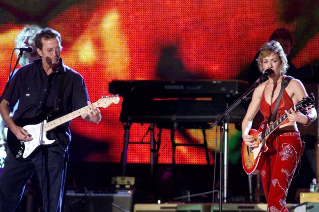 Eric Clapton y Sheryl Crow