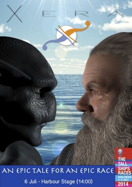 Cartel que anuncia el concierto de Xera