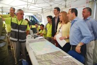 El fuego en Cómpeta sigue estabilizado tras afectar a 200 hectáreas