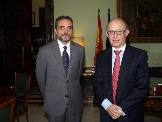 El conseller Marí con el ministro Montoro