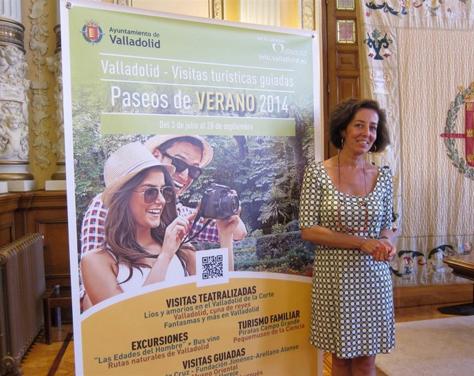 Mercedes Cantalapiedra presenta las rutas por Valladolid