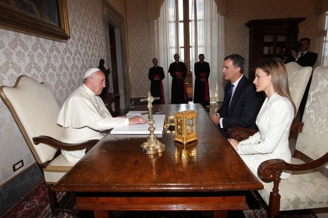 Los Reyes con el Papa