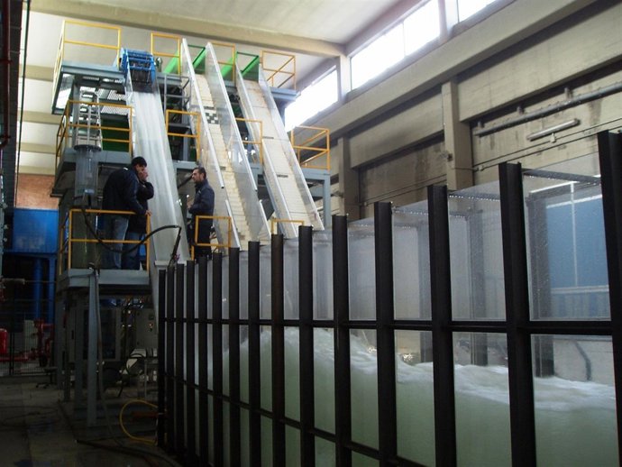 El resalto del CEDEX con el que han investigado, en funcionamiento