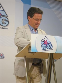 El portavoz nacional del BNG, Xavier Vence