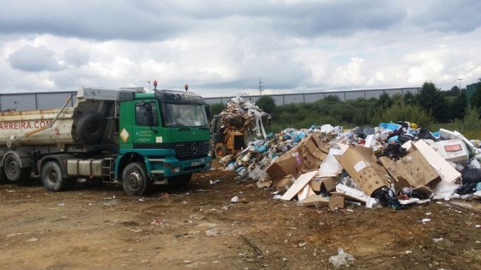 Huelga de basura en Lugo