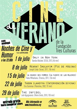 Cartel cine de verano de Fundación Tres Culturas