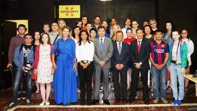 Delegación de 43 periodistas de Kazakhstan a Barcelona