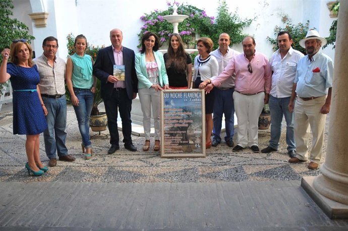 Presentación del cartel de la XXI Noche Flamenca en Zambra