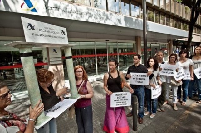 Protestas contra la reforma fiscal del Gobierno